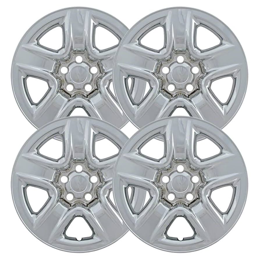 Amazon.com: OxGord Set of 4 17 inch Chrome ABS Wheel Skins